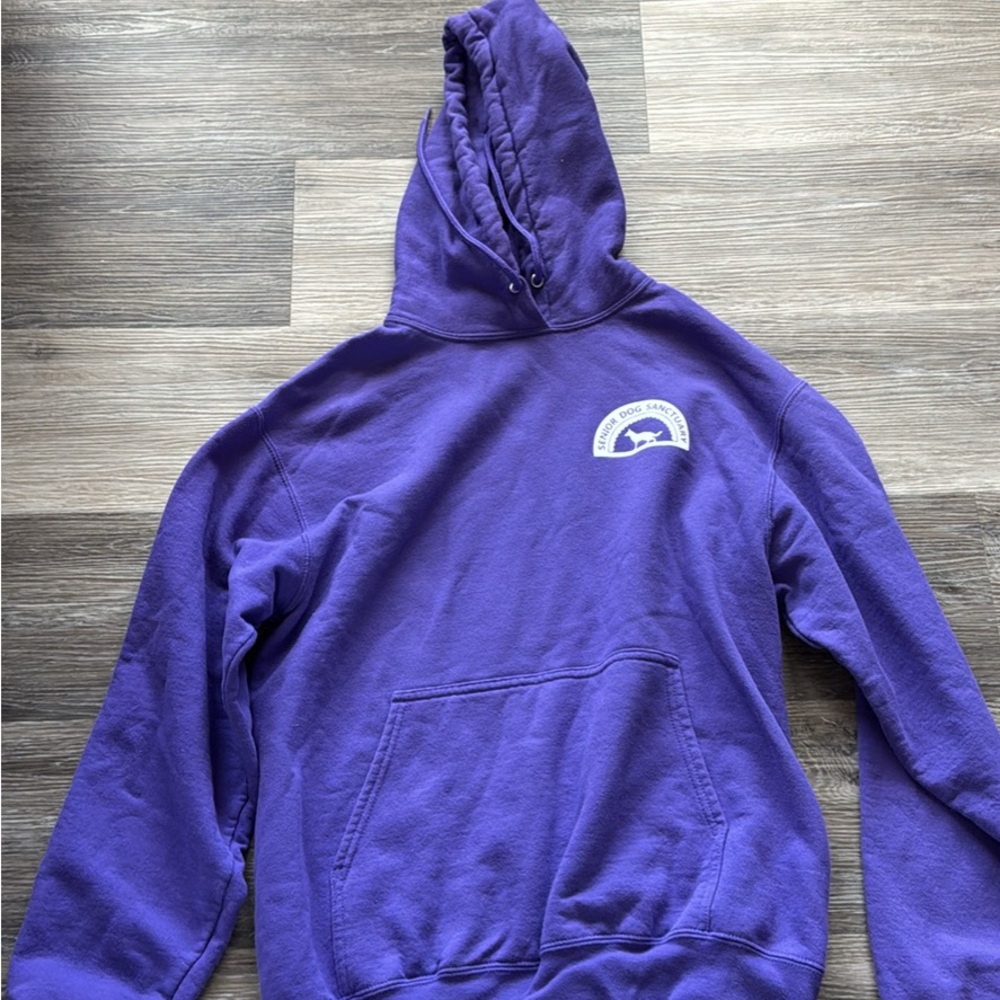 Purple Hoodie with Front Pocket
